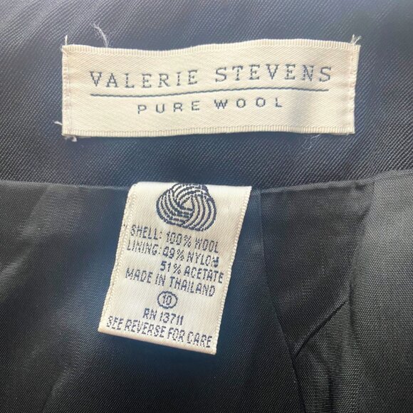 Valerie Stevens Classic Black Pencil Skirt - Picture 3 of 3